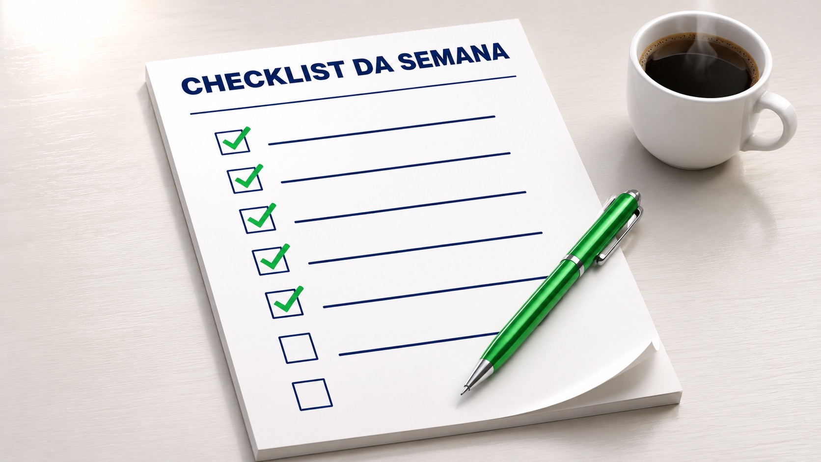 Checklist Semanal Imprimível